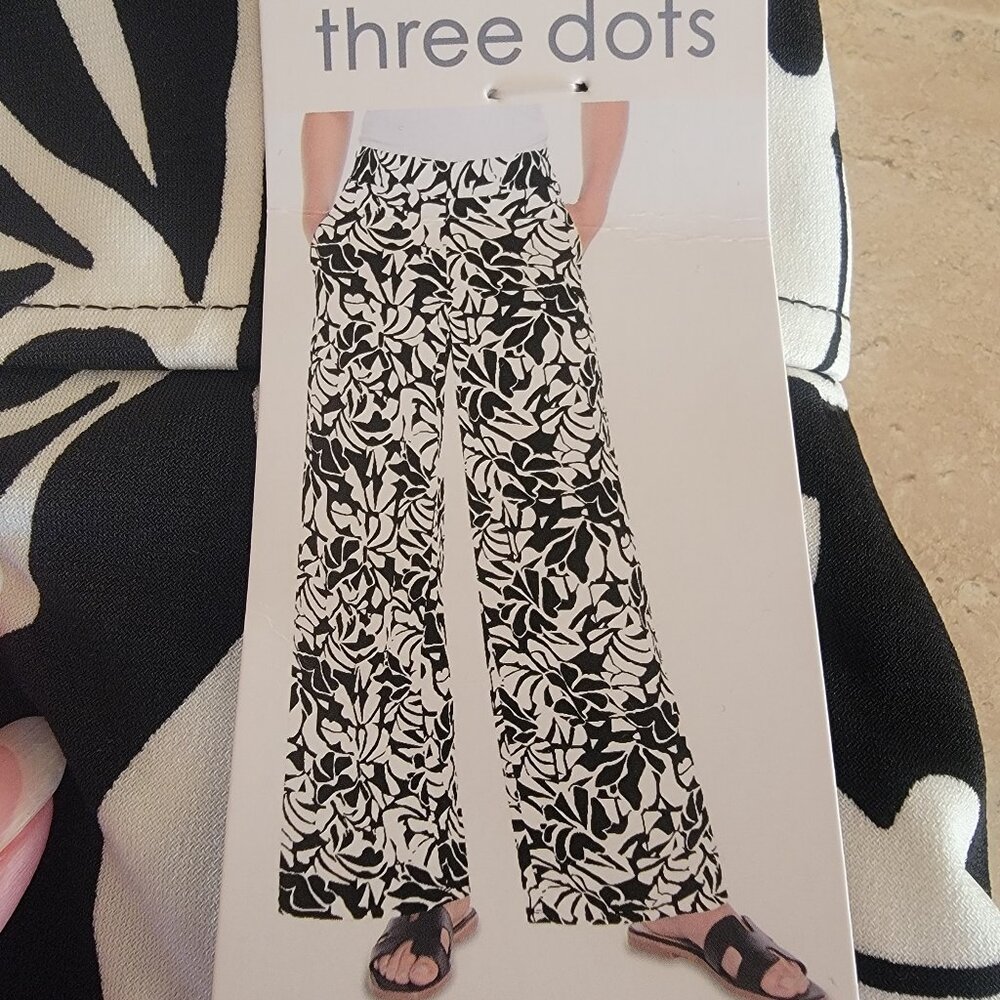Three Dots Women's Pull On Pant NEW - Picture 1 of 4